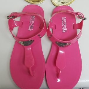 Michael Kors jelly sandals